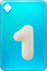 1 de diamante
