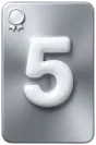 5 de prata